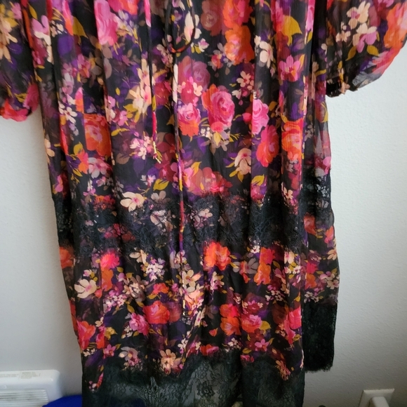 Johnny Was Flora Silk Maxi Dress size 3X NWT - Picture 4 of 6